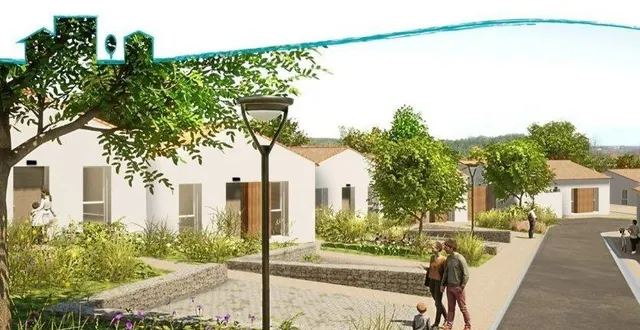 photo  la construction de 27 logements neufs commence à saint-maixent-l’ecole, boulevard wilson. sont prévus cinq logements de type 2, 17 de type 3 et cinq de type 4. la livraison est prévue mi-2027,pour un coût de 5 130 000 €.  &copy;  laurent guillon architectes 