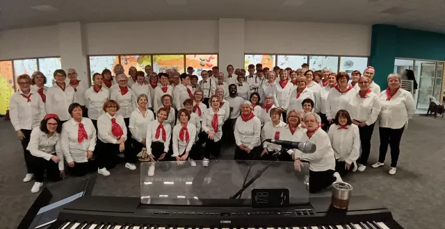 photo  la chorale chant’anjou est prête pour ce concert du 8 février à brassens.  &copy;  co 