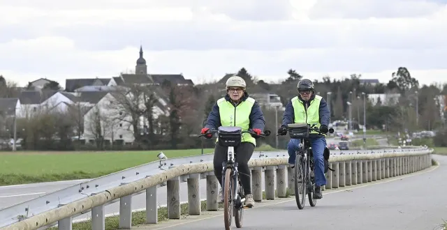 photo  entre rennes et noyal-chatillon-sur-seiche (ille-et-vilaine), il est possible de rouler en toute sécurité.  &copy;  thomas bregardis / ouest france 