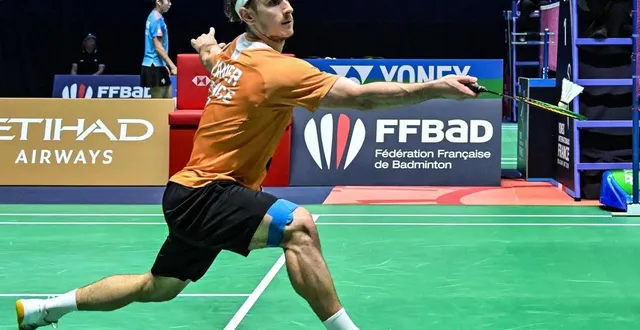 photo  alex lanier est, sans nul doute, la tête d’affiche des championnats de france de badminton à caen.  &copy;  yannick giraud 