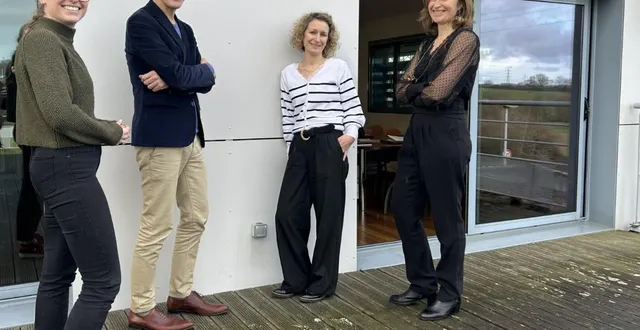 photo  de gauche à droite : jeanne charraud, jérémy benoist, angélique pineau et aurélie colineau.  &copy;  ouest-france 