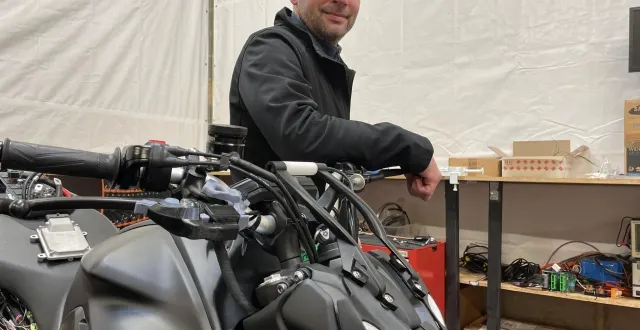 photo  marc evenisse est à la tête de furion, une entreprise du mans qui développe une moto 100 % électrique avec une technologie inédite.  &copy;  ouest-france 