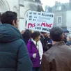 photo  le 13 décembre 2025, environ 150 personnes s'étaient réunies contre le projet d'exploitation minière. 
