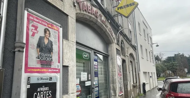 photo  le braqueur a été maîtrisé par quatre clients, ce lundi matin, au tabac-presse de toutes-aides à nantes.  &copy;  ouest-france 