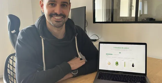 photo  julien schiano di cola a créé le site internet potagez.fr pour faire des échanges de terrain à cultiver et de semis.  &copy;  ouest-france 