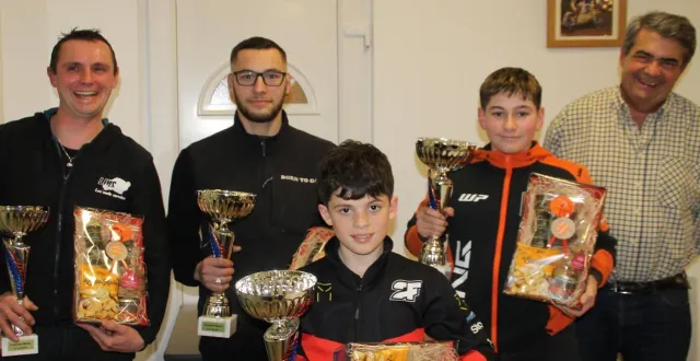 photo  quatre champions présents ont été récompensés.  &copy;  le maine libre 