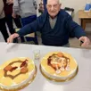 photo  charles cousin, à 103 ans, n’a pas perdu le plaisir se souffler ses bougies. 