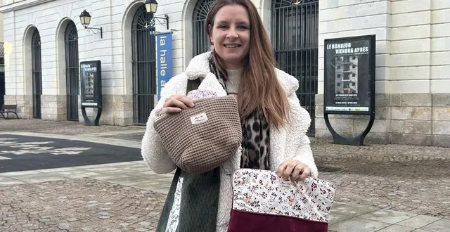 photo  lydie ménager à ouvert depuis septembre 2025, sa boutique en ligne d’accessoires cousus main et personnalisables.  &copy;  ouest france 