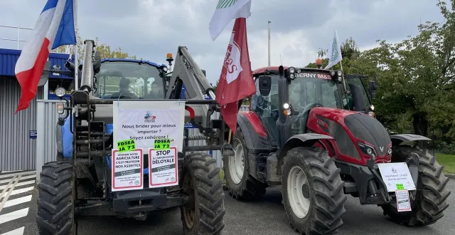 photo  la fdsea et les jeunes agriculteurs de la sarthe interpellent lidl en sarthe  &copy;  archives le maine libre 