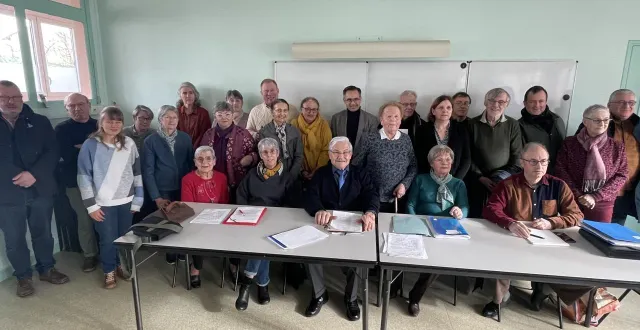 photo  l'assemblée générale de l’association les amis de bückeburg s’est tenue samedi 31 janvier 2026 à l’ancienne école de gastines à sablé-sur-sarthe.  &copy;  ouest-france 
