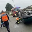 photo une équipe de pompiers de la caserne le mans degré a procédé à la désincarcération d’une victime, dans le cadre d’un exercice effectué en marge de la présentation des chiffres de la sécurité routière en sarthe.