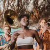 photo le brassband francilien balaphonics accompagné de mary may s’apprête à entraîner le public dans une ambiance détonante afro-funk sur l’espace scénique de la maison de la culture et des loisirs.