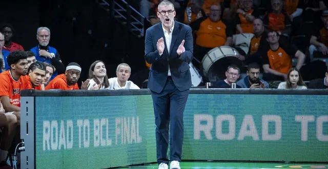 photo  guillaume vizade a apprécié la réaction du msb, qui avait été d’abord malmené par vilnius.  &copy;  dominique breugnot/ouest-france 