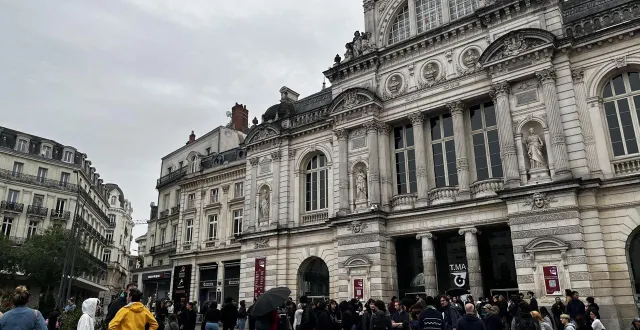 photo  en 2024, un rassemblement place du ralliement à angers pour manifester contre l’extrême droite avait déjà été organisé.  &copy;  archives / ouest-france 