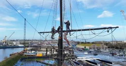 actu cin&eacute;ma  l’étoile du roy connaît actuellement un chantier d’ampleur avec le remplacement de ses deux plus grands mâts. 
