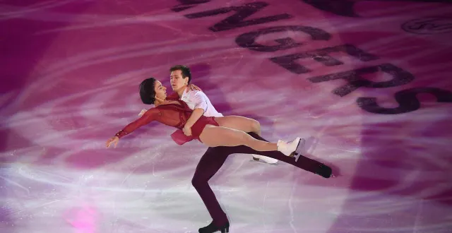 photo  les kovalev avaient découvert la glace de l’iceparc d’angers en 2022 à l’occasion du grand prix international.  &copy;  co - josselin clair 