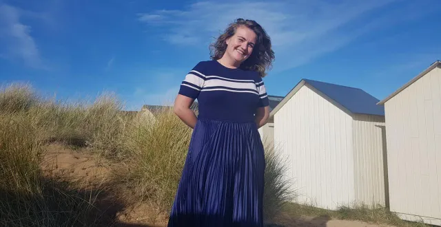 photo  installée à ouistreham (calvados), juliette leroux, œnologue, a créé the art of wine academy, afin de rendre le vin accessible à tous.  &copy;  ouest-france 