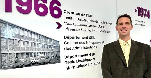 photo  angers, le 5 février 2026. benjamin albert-fournier est le nouveau directeur de l’iut.  &copy;  co 