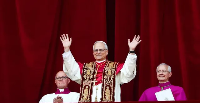 photo  léon xiv a appelé les nations participantes au jo de milan cortina de respecter les principes d’une trêve olympique.  &copy;  beata zawrzel/nurphoto via afp 