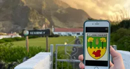 Info insolite  le blason de la lande-chasles pris en photo sur l'île tristan da cunha en atlantique sud. 