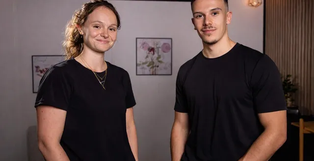 photo  juliette gaudron et axel braud dans leur salle de coaching.  &copy;  clovis chauveau 