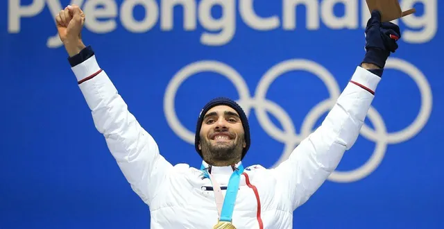 photo  martin fourcade remporte une sixième médaille d’or olympique en  &copy;  getty images via afp 