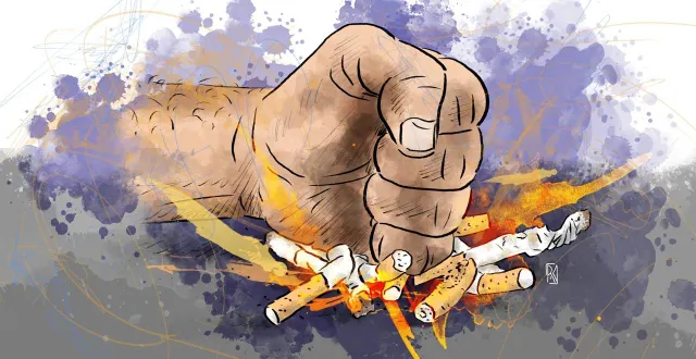 photo  jamais facile de faire une croix sur la cigarette.  &copy;  rodolphe agoyer 