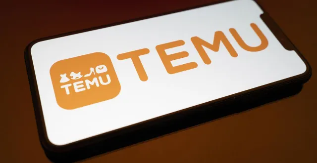 photo  le logo de la plateforme de vente en ligne à bas prix temu sur un smartphone. photo d’illustration.  &copy;  samuel boivin nurphoto via archives afp 