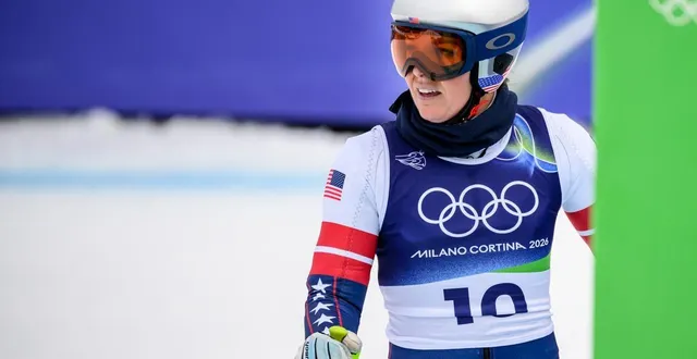 photo  lindsey vonn peaufine les derniers détails avant la descente olympique prévue dimanche.  &copy;  kmsp via afp 