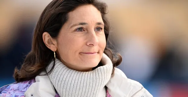 photo  amélie oudéa-castéra était présente en décembre 2025 sur l’étape de la coupe du monde de biathlon au grand-bornand.  &copy;  millereau philippe / kmsp via afp 