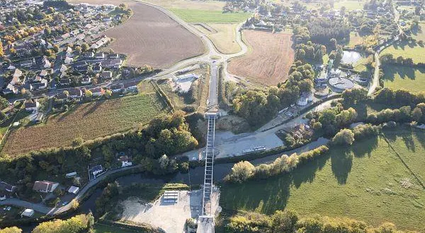 photo  le viaduc de connerré, photographié à l’automne dernier, sera terminé avant l’été.  &copy;  © cd72 
