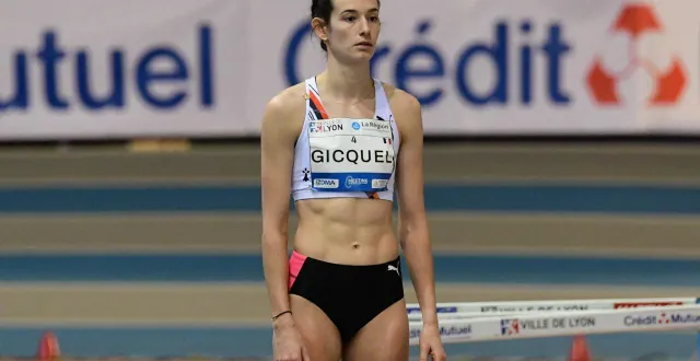 photo  solène gicquel a pris la troisième place du meeting de madrid avec un bond à 1,88 m.  &copy;  nurphoto via afp 