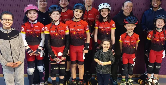 photo  les jeunes patineurs ont participé au challenge speed roller.  &copy;  le maine libre 