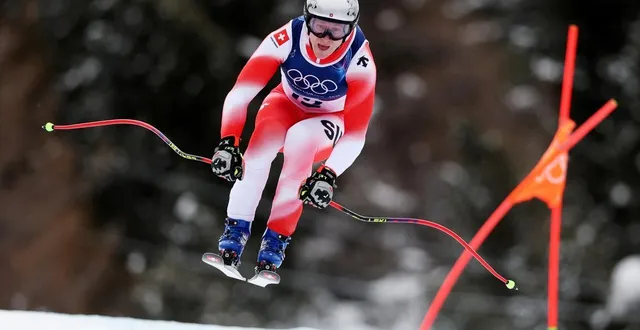 photo  marco odermatt fait figure de grandissime favori sur l’épreuve de la descente.  &copy;  dustin satloff/getty images via afp 