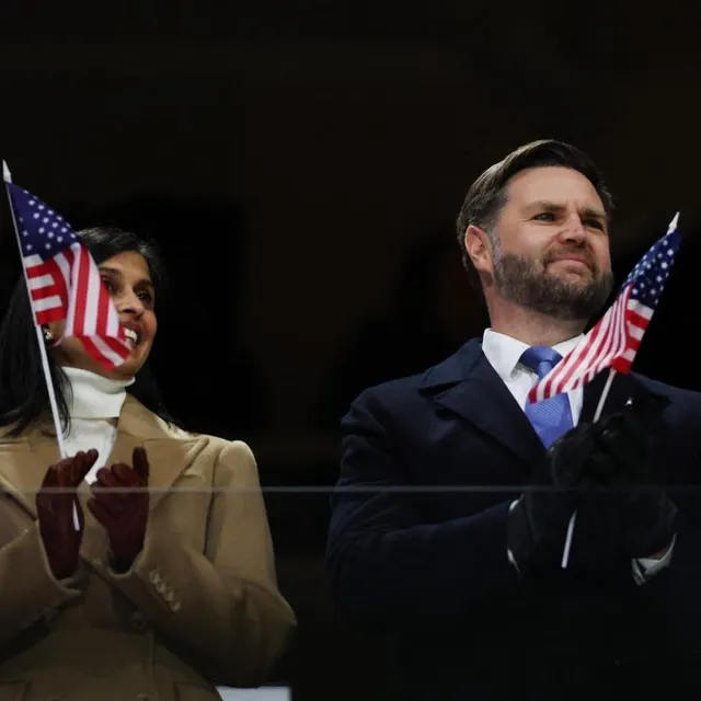 photo le vice-président américain jd vance a reçu un accueil glacial.  ©  getty images via afp
