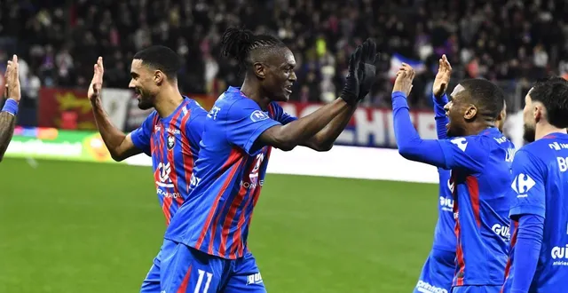 photo  armand gnanduillet et le sm caen ont dominé fleury (1-0) dans la douleur, vendredi 6 février 2026 à d’ornano.  &copy;  justin picaud 