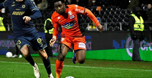 photo  dylan mbayo a été recruté pour apporter vitesse et percussion sur le front d’une attaque lavalloise en panne d’efficacité.  &copy;  marc ollivier/ouest-france 