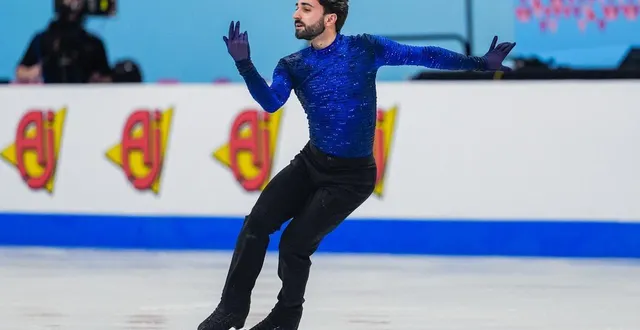 photo  kévin aymoz et le patinage artistique français débutent ce samedi 7 février.  &copy;  yuan tian / nurphoto via afp 