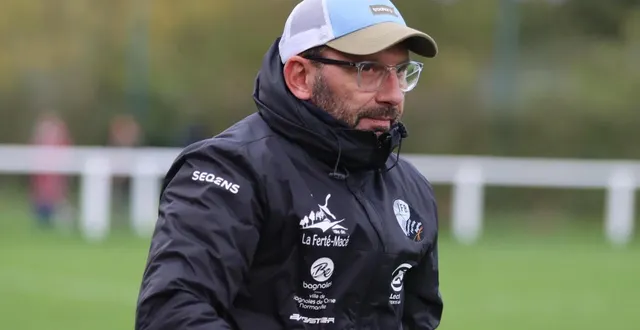 photo  l’entraîneur de la ferté/bagnoles, stéphane périnet.  &copy;  archives nathalie douley 