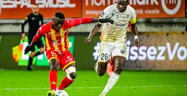 photo  dame gueye, gêné au genou après le match à reims, sera bien dans le groupe pour affronter laval ce samedi 7 février 2026.  &copy;  le maine libre - yvon loué 