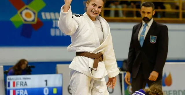 photo  héléa bailleul dispute à rome le premier tournoi international de son année 2026.  &copy;  rafal morawski - european union judo 