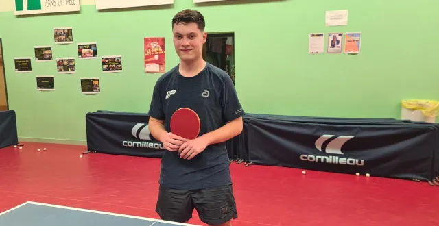 photo  numéroté 800 ème joueur français, corentin leclerc espère encore améliorer son classement individuel.  &copy;  ouest-france 