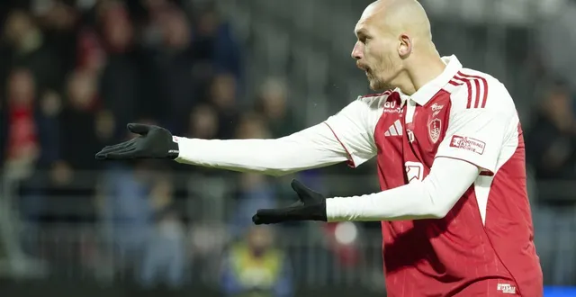 photo  ludovic ajorque a inscrit 2 buts depuis le début de la saison.  &copy;  thierry creux / ouest-france 