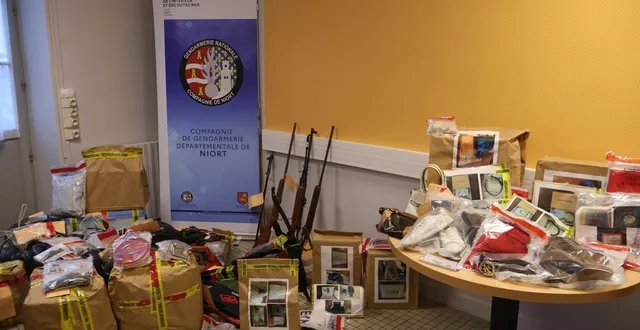 photo  les gendarmes ont saisi des milliers d’euros, treize armes mais aussi de la maroquinerie de luxe.  &copy;  gendarmerie des deux-sèvres 
