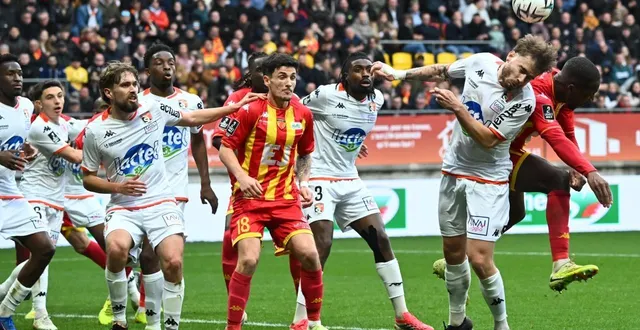 photo  lucas buades (n°18) a marqué le premier but manceau de la partie.  &copy;  le maine libre - denis lambert 