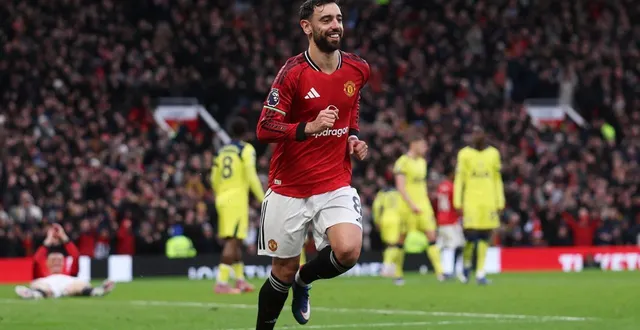 photo  bruno fernandes, capitaine de manchester united.  &copy;  carl recine / getty images via afp 