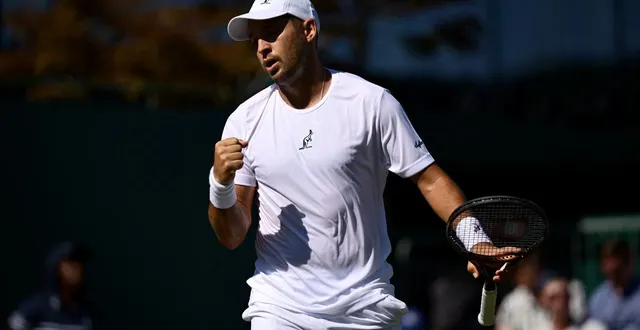 photo  dusan lajovic s’est grièvement blessé en percutant une paroi vitrée.  &copy;  afp/hannah peters 