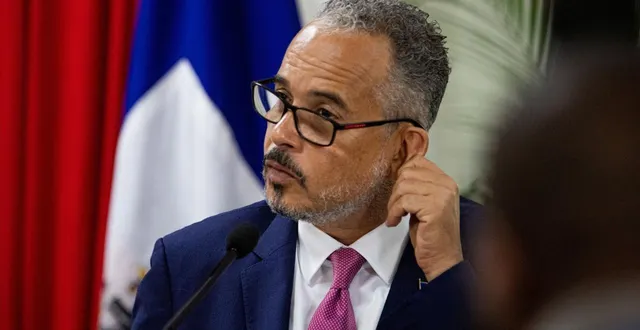 photo  le premier ministre haïtien alix didier fils-aimé a repris seul la tête de l’exécutif samedi 7 février 2026 à l’issue du mandat du conseil présidentiel de transition.  &copy;  clarens siffroy / afp 