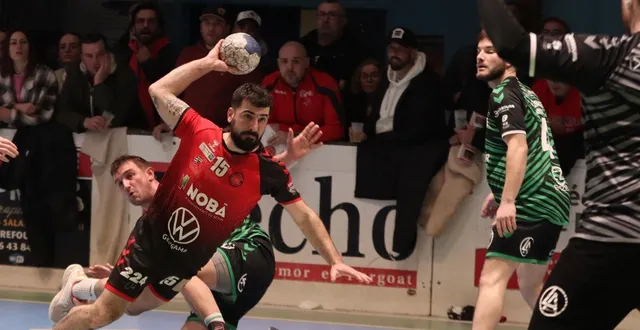 photo  baptiste doyen et ses coéquipiers ont échoué de peu face à mérignac.  &copy;  gaëlle germain 