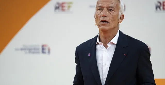 photo  patrick martin lors de la rencontre des entrepreneurs français, le ref 2025, organisée par le medef au stade roland garros, à paris, le 27 août 2025.  &copy;  magali cohen/hans lucas via afp 